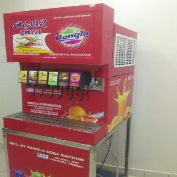 6+2 NEW MODEL BLACK Soda Machine